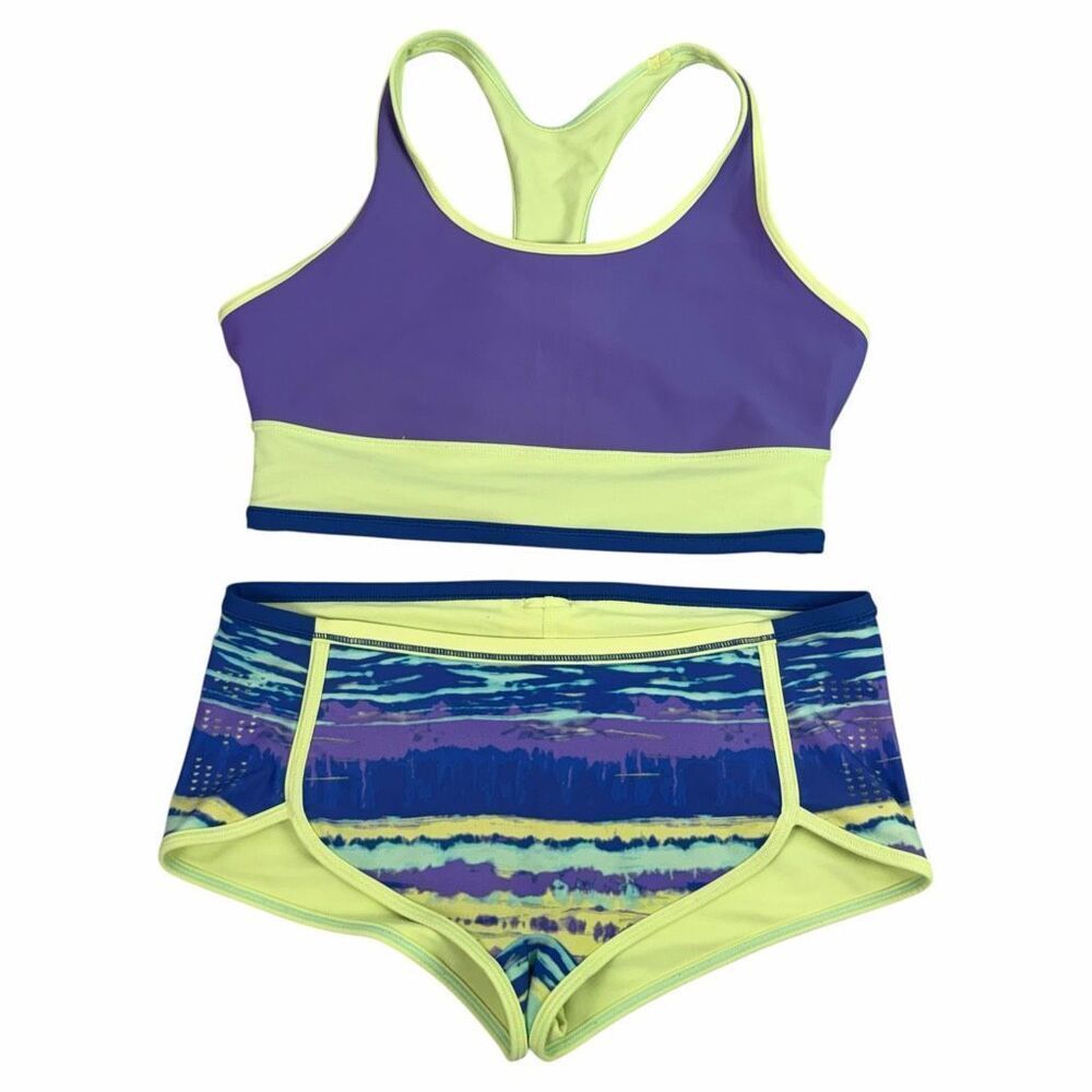 Ivivva Size 14 Two Piece swimsuit Reversible
